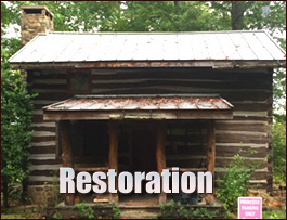 Historic Log Cabin Restoration  Niles, Ohio